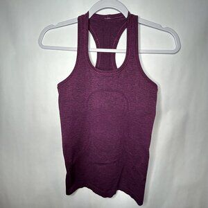 Lululemon Swiftly Tech Racerback Tank Top Purple Women’s sz 2